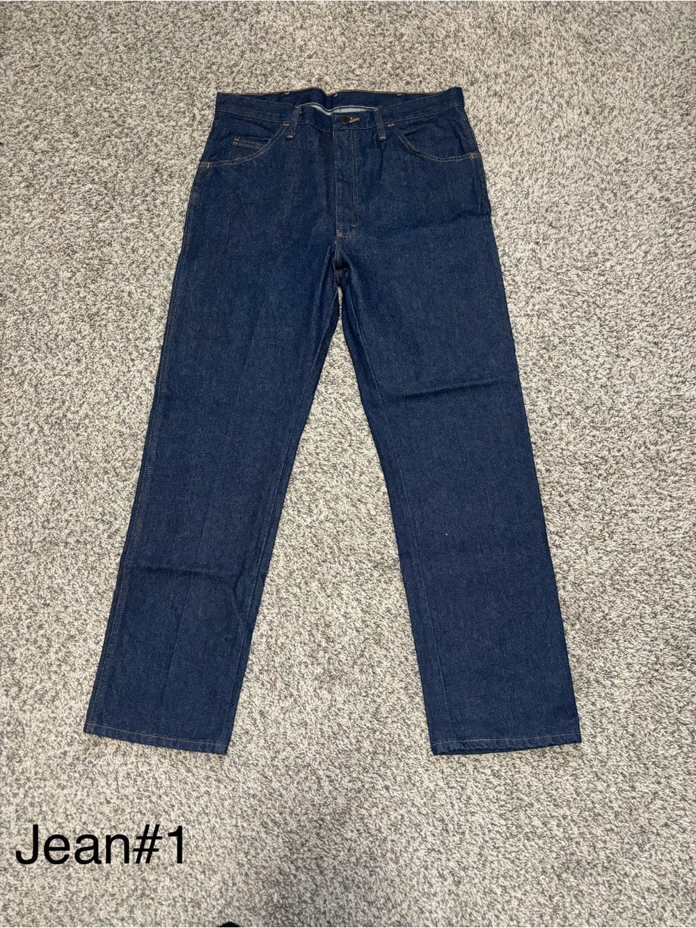 Rustler Men's Dark Blue Jeans 36x32